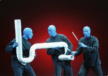 blue man group, blue, man, group, astor palace theater, theatre, new york, broadway, spectacle, critique, analyse, interview, portrait, rencontre, intel pentium, apple, iphone, application, chris wink