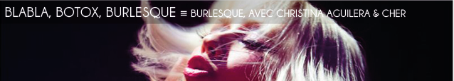 Cinéma : Burlesque, comédie musicale américaine de Steven Antin, avec Christina Aguilera, Cher et Stanley Tucci - Sortie le 22 décembre 2010.