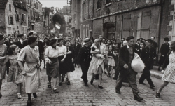 Robert Capa au LUMU, musée d`art contemporain de Budapest en Hongrie