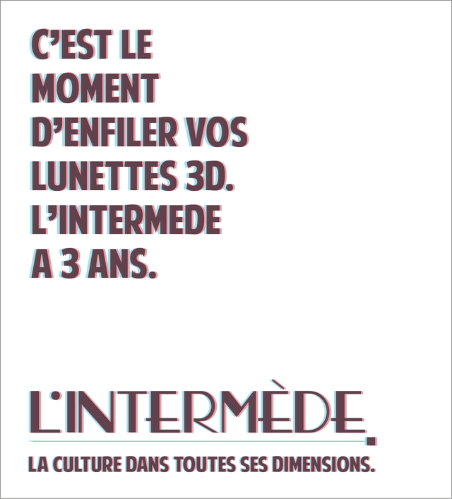 L`Intermède a 3 ans !