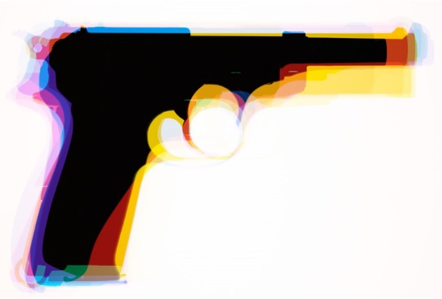 dan tobin smith, dan, tobin, smith, art, biography, picture, pictures, image, images, installation, view, views, painting, paintings, light, color, colors, gun, guns, colours, colour, exhibition