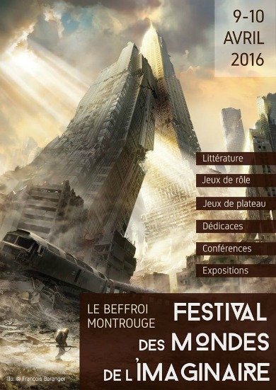 festival, mondes, imaginaire, festival des mondes de l`imaginaire, le beffroi, montrouge, cinéma, littérature, conan le barbare, ayerdhal, jeux de rôle, bande-dessinée, plateau, conférence, rencontre