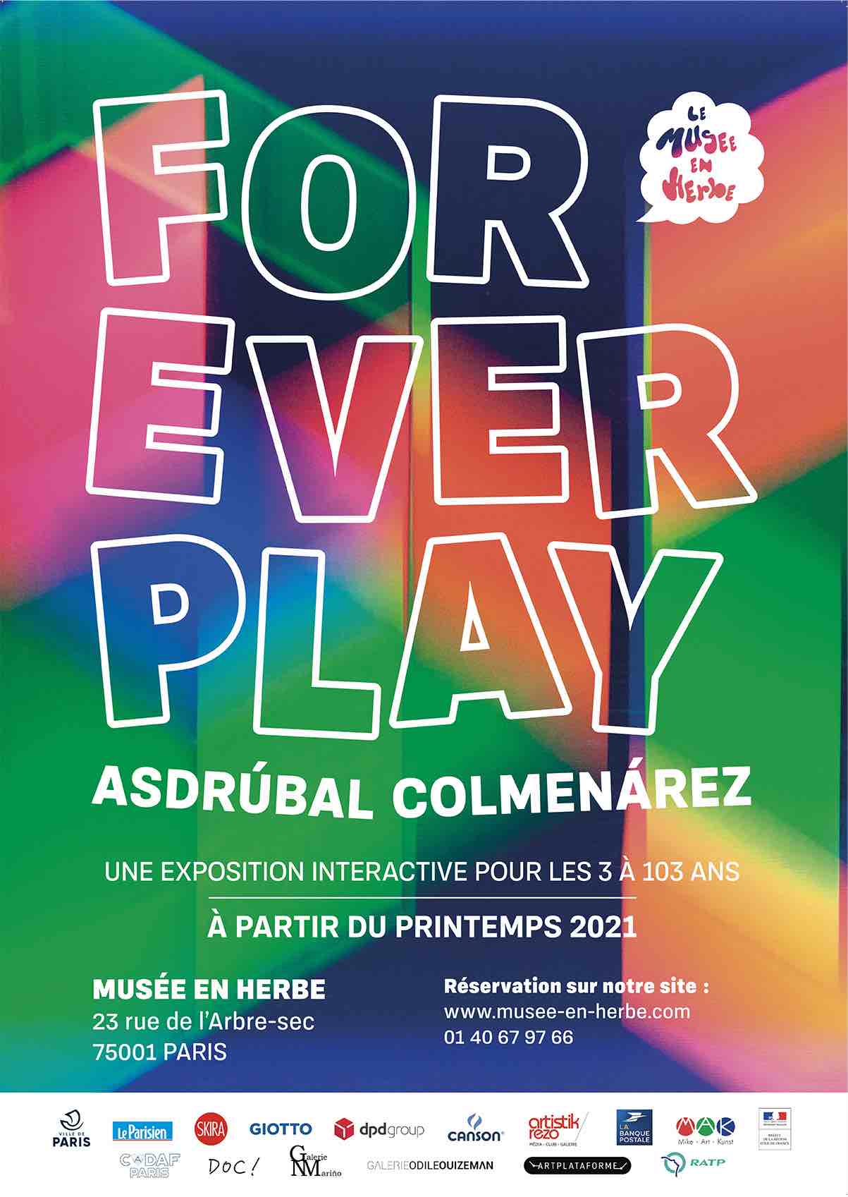 forever play, musee en herbe, exposition, asdrunal colmenarez, enfants, retrospective, venezuela, creation, collaboration, spectateur, art, jeu, partage