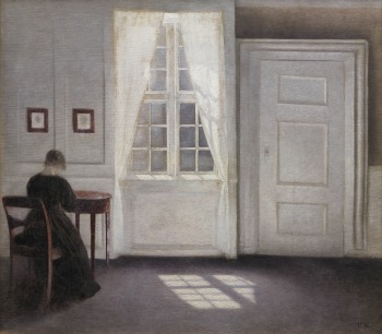 Vilhelm Hammershi, Hammershoi, staten museum for Kunst, musée, exposition, peinture, Hammershi and Europe, portrait, Danemark, peintre, artiste