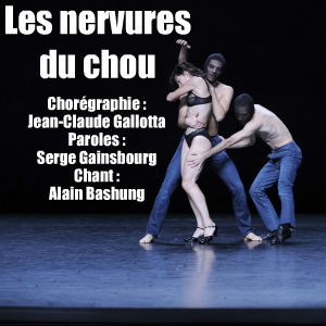 `L`homme à tête de chou`, ballet de Jean-Claude Gallotta au Théâtre du Rond Point. Paroles de Serge Gainsbourg & chant d`Alain Bashung.