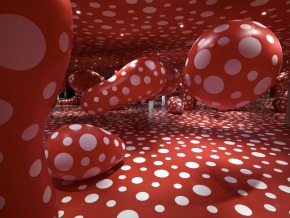 Yayoi Kusama, centre Pompidou, Beaubourg, Japon, artiste japonaise, point, pois, exposition, Paris, interview, biographie, portrait, rencontre, infinity, dot, dots, obliteration, kusama, rétrospective