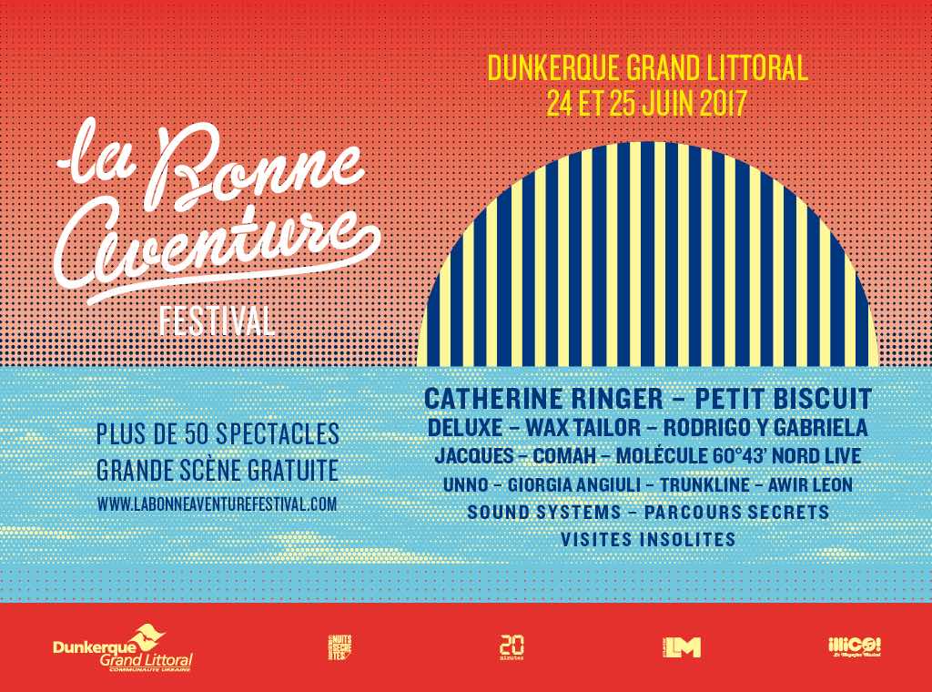 festival la bonne aventure, dunkerque grand littoral, petit biscuit, catherine ringer, deluxe, rodrigo y gabriela, wax tailor