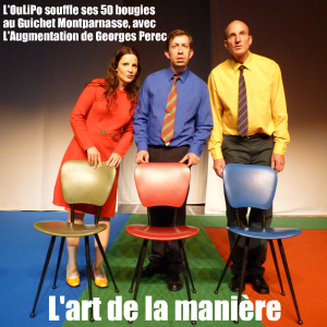 Théâtre : L`Augmentation de Georges Perec, mise en scène par Marie Martin-Guyonnet au Théâtre du Guichet Montparnasse jusqu`au 8 janvier 2011.