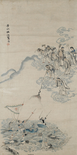 La
voie du tao, un autre chemin de l`être, galeries nationales
du grand palais, exposition, taosme, Catherine Delacour, Musée Guimet,
paysage, Lao-Tzeu, Tao-Tê-King, alchimie extérieure