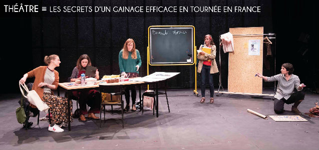 les secrets dun gainage efficace, les filles de simone, theatre, féminisme, femme fatale, normes, corps objet, canons de beauté, humour, politique, intimité