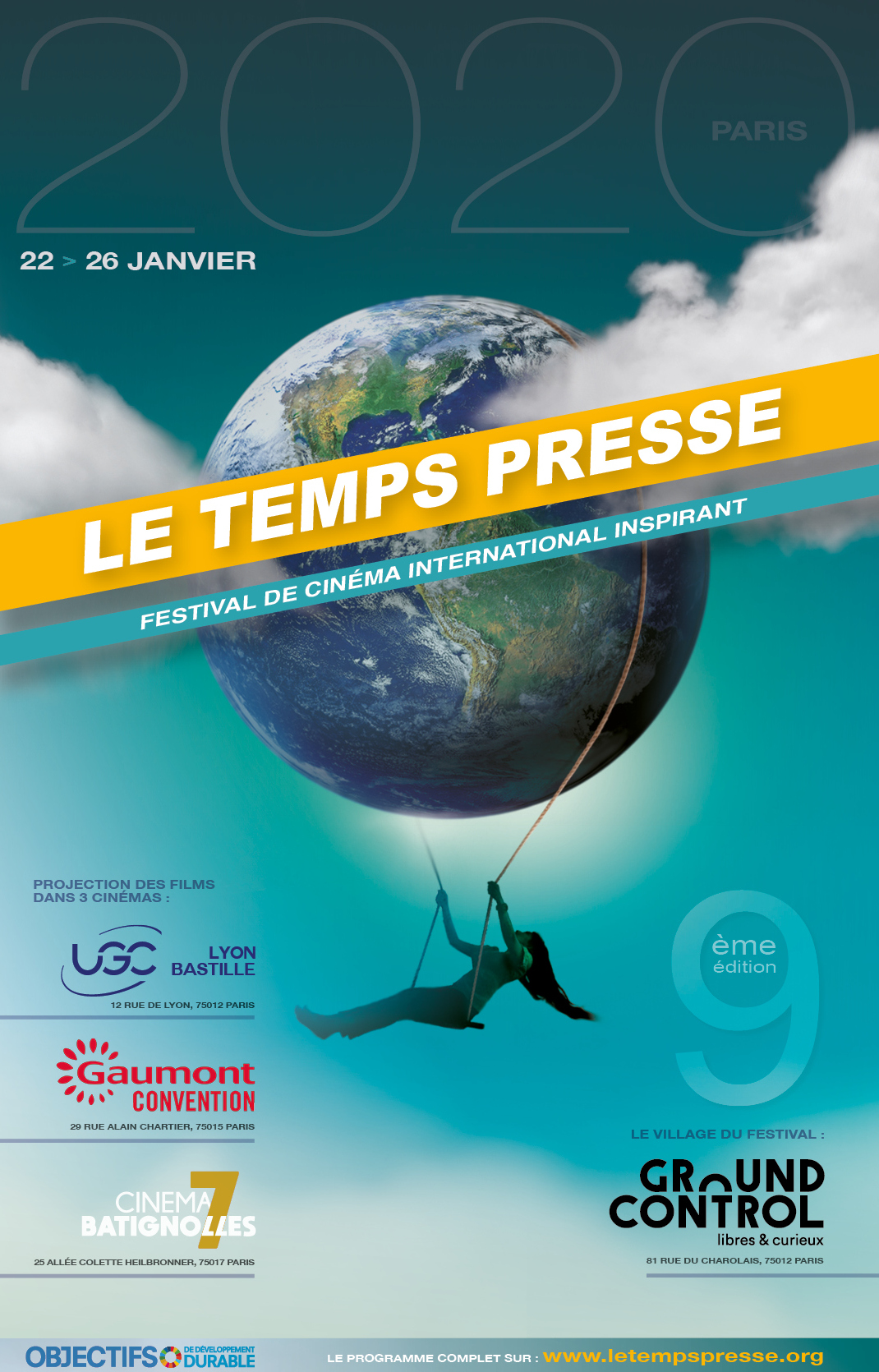 le temps presse, cinema, festival, engagement, developpement durable, environnement, citoyennete, films