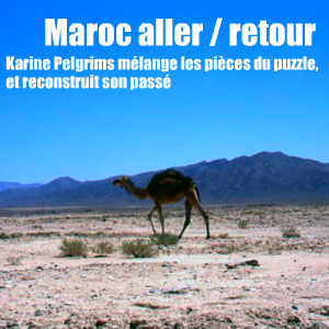 L`installation `Maroc aller / retour` de Karine Pelgrims fait partie de l`exposition `A l`origine`, présentée à The box in paris