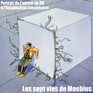 Portrait de l`auteur de bandes dessinées Jean Giraud, alias Moebius.