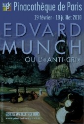 edvard munch, exposition, le cri, anti-cri, pinacothèque de paris, biographie, parcours