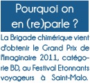 Brigade chimérique, grand prix, imaginaire, saint-malo, festival, prix, grand prix de l`imaginaire, récompense, analyse, critique, interview, étonnants voyageurs