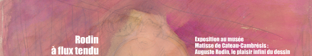 Exposition : Auguste Rodin, le plaisir infini du dessin au musée Matisse au Cateau-Cambrésis, jusqu`au 13 juin 2011.