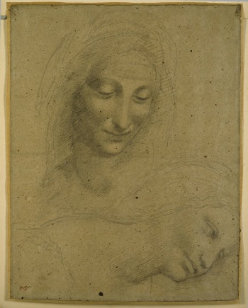 expo, exposition, peinture, étude, sainte anne, léonard de vinci, de vinci, chef-d`oeuvre, peintre, portrait, la vierge à l`enfant, testament, influence, interrogation, doute, mystère, croquis, dessin