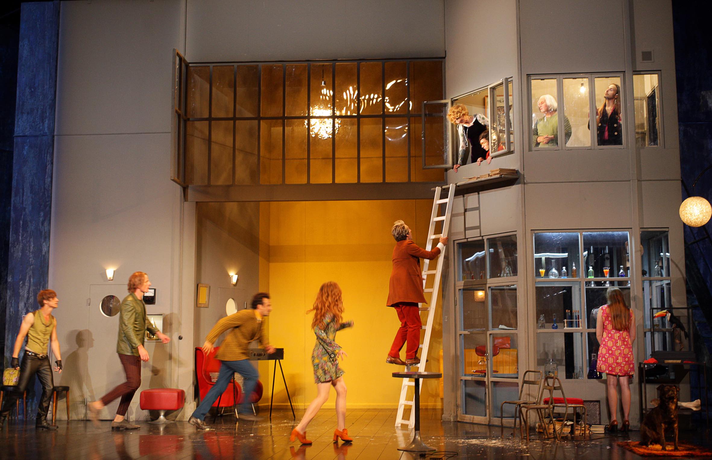 trissotin, les femmes savantes, theatre de la scala, , macha makeieff, féminisme, années 1970