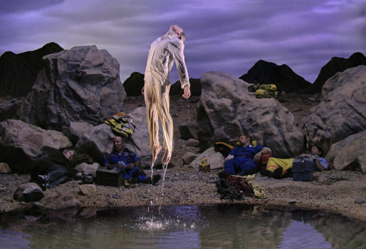 Exposition, Bill Viola, Grand Palais, vidéo, nine attemps to achieve immortality, Tristan`s ascension, the dreamers