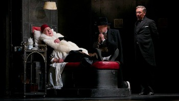 volpone, nicolas briançon, briançon, roland bertin, bertin, théâtre, madeleine, théâtre de la madeleine, paris, mise en scène, comédien, volpone ou le renard, mosca, corbaccio, corvino, riche